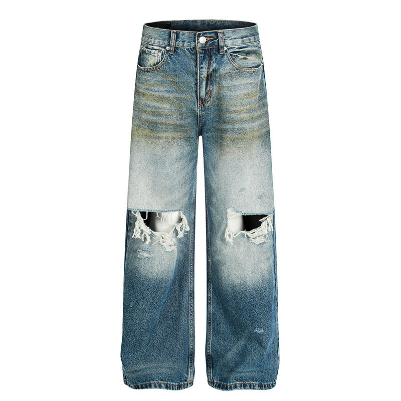 Premium Ripped Denim Pants for Men and Women