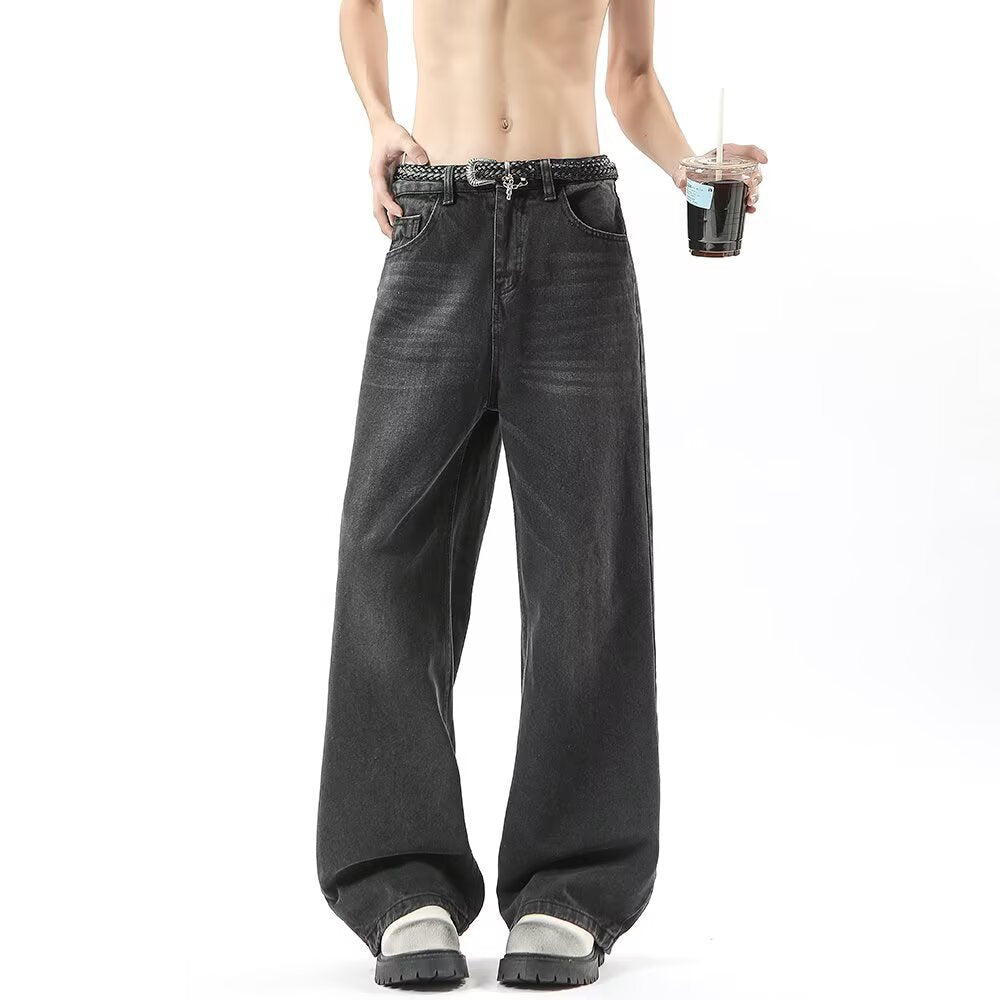 Loose Straight Tube Versatile Casual Floor Length Pants