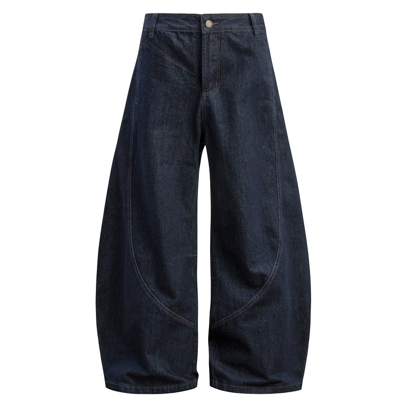Scythe Banana Jeans Flared Straight Wide Leg Trousers for Men
