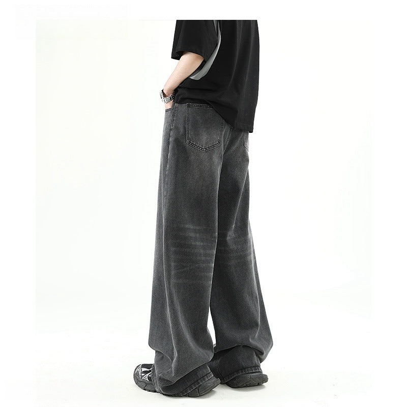 Loose Straight Tube Versatile Casual Floor Length Pants