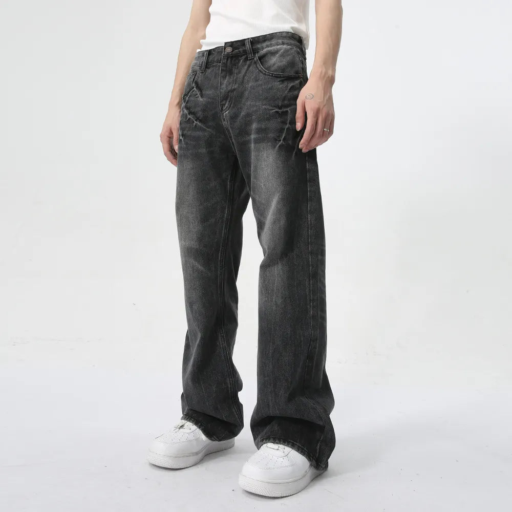 Lightning Burst Bootcut Jeans - Premium Japanese Denim