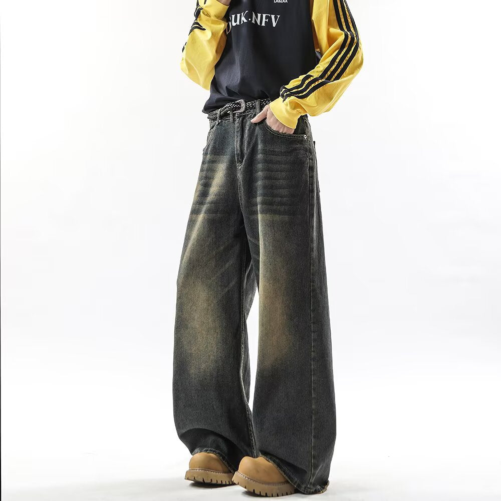 Loose Straight Tube Versatile Casual Floor Length Pants