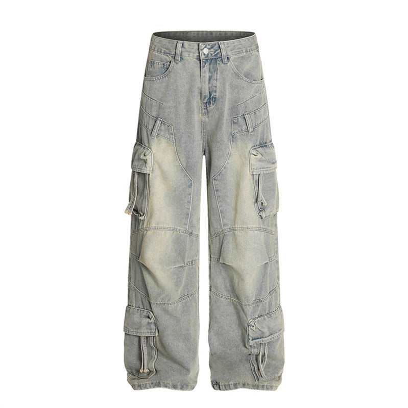 Heavy Industry Multi Pocket Workwear Jeans