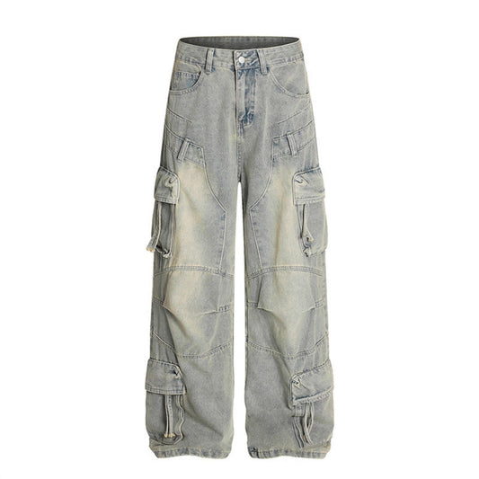 Heavy Industry Multi Pocket Workwear Jeans