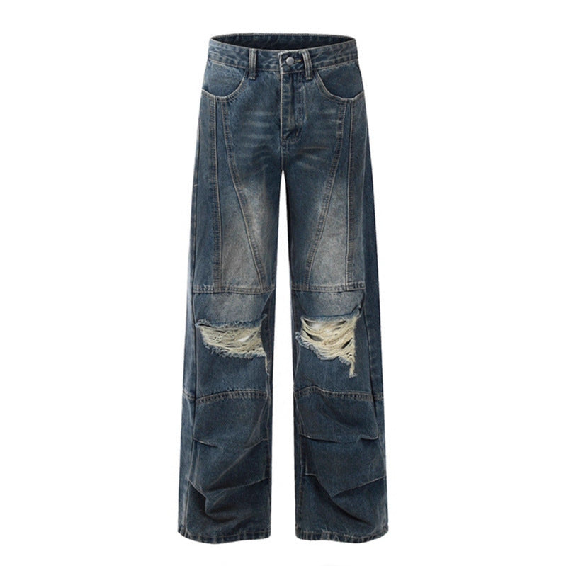 Premium Old Dirty Dyed and Ripped Jeans