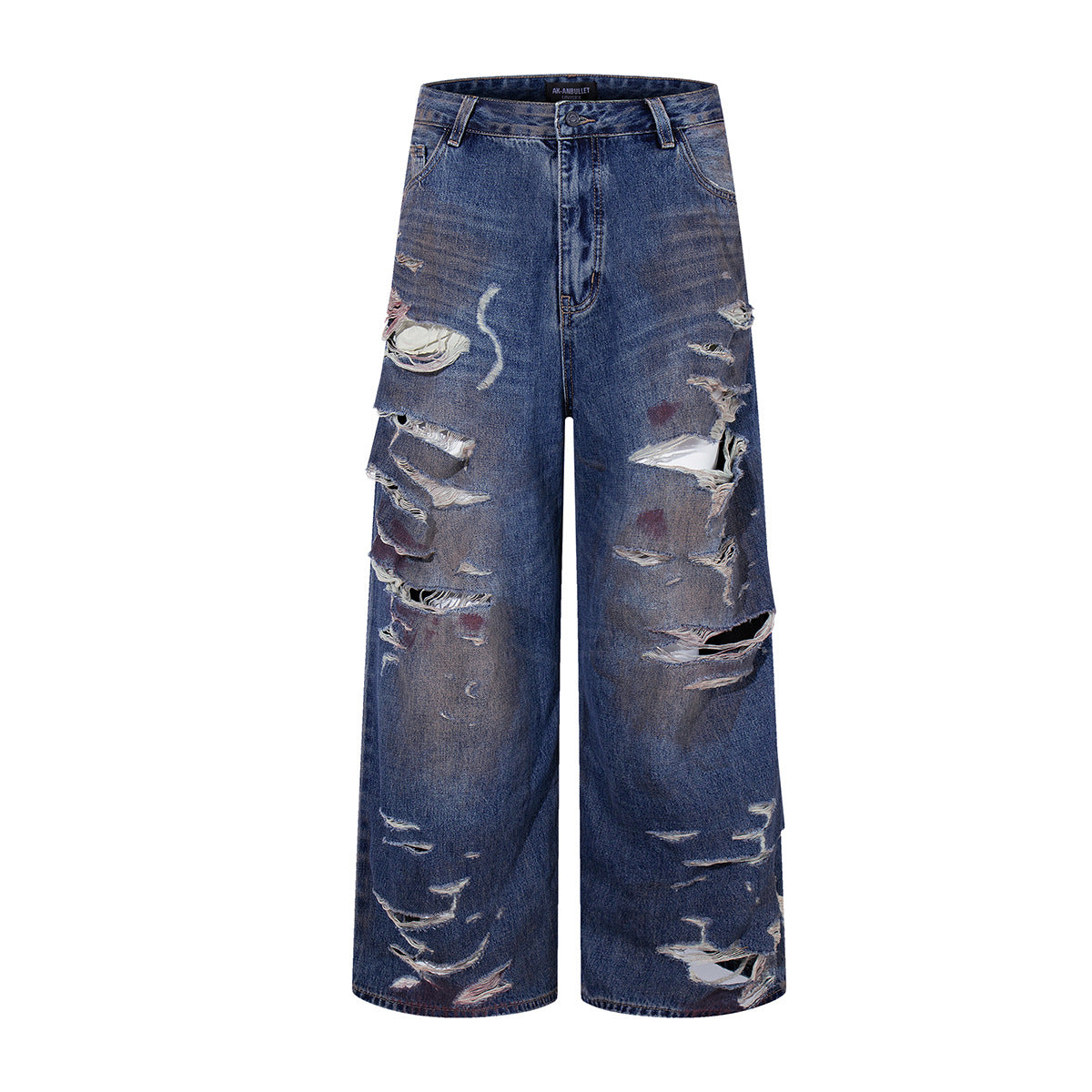 Premium Washed Ripped Jeans and Floor Pants - Japanese Denim