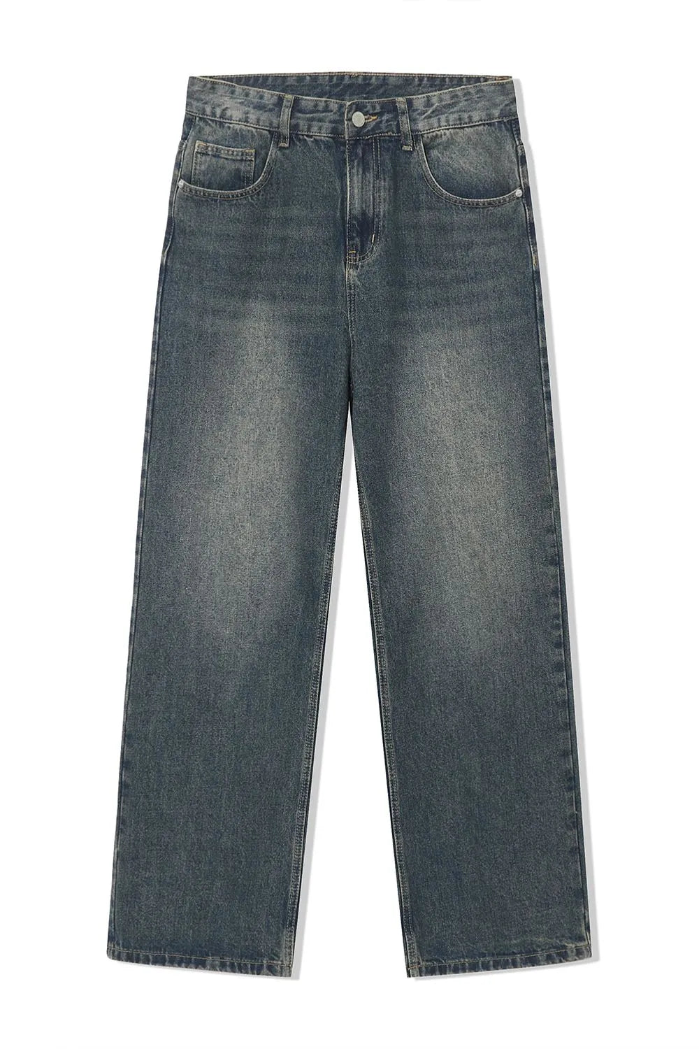 Premium Wide Leg Jeans with Pockets - Japanese Denim