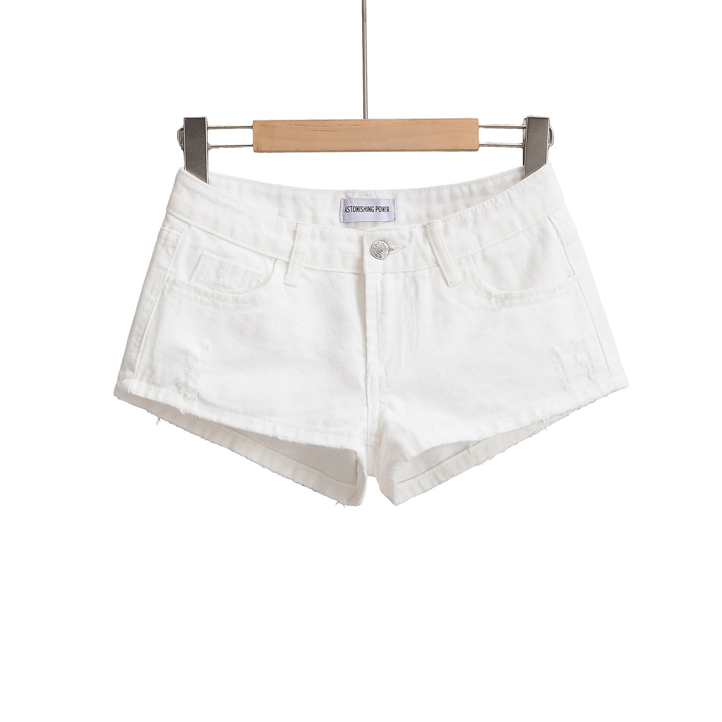 Slim Fit Sexy Washed Denim Shorts for Stylish Comfort