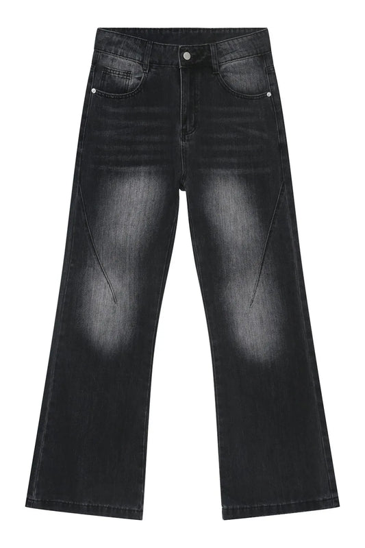 Premium Washed Jeans with Pockets