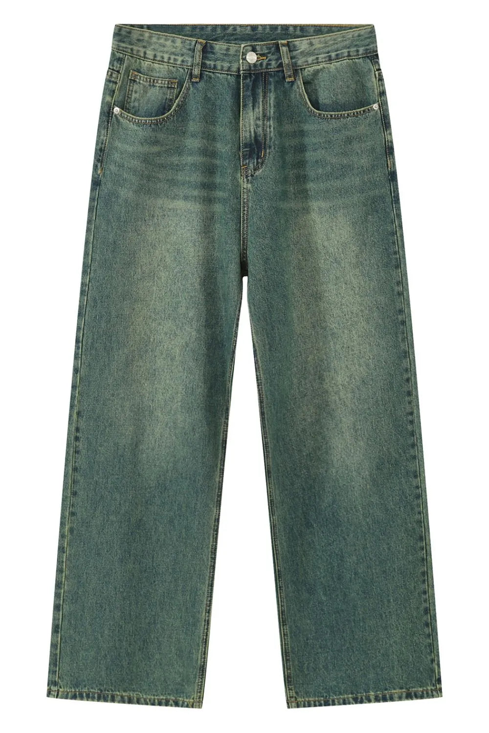 Premium Pocketed Baggy Jeans - Japanese Denim Quality