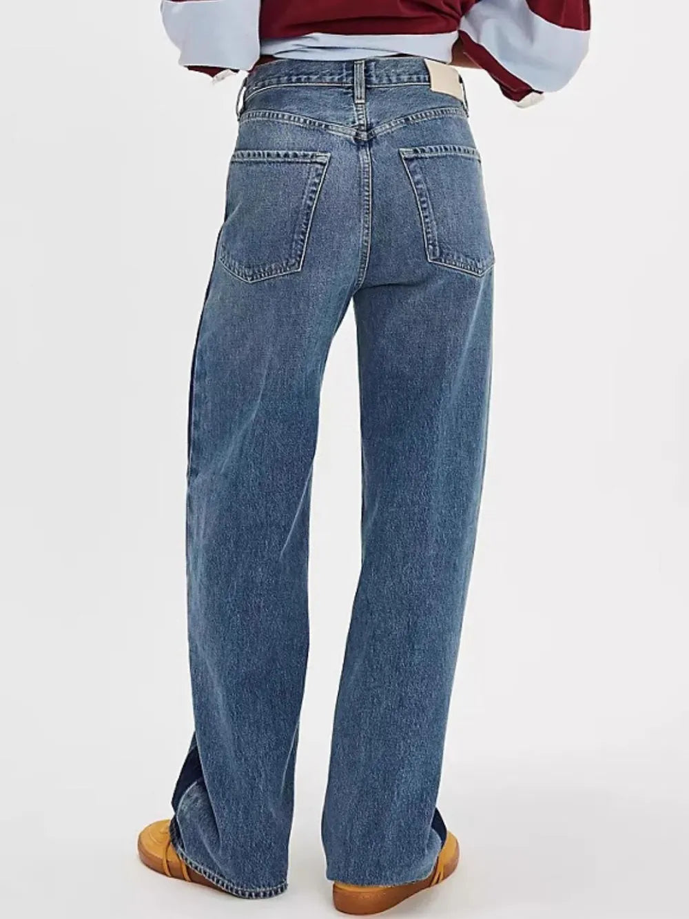 Premium Baggy Jeans with Pockets - Japanese Denim