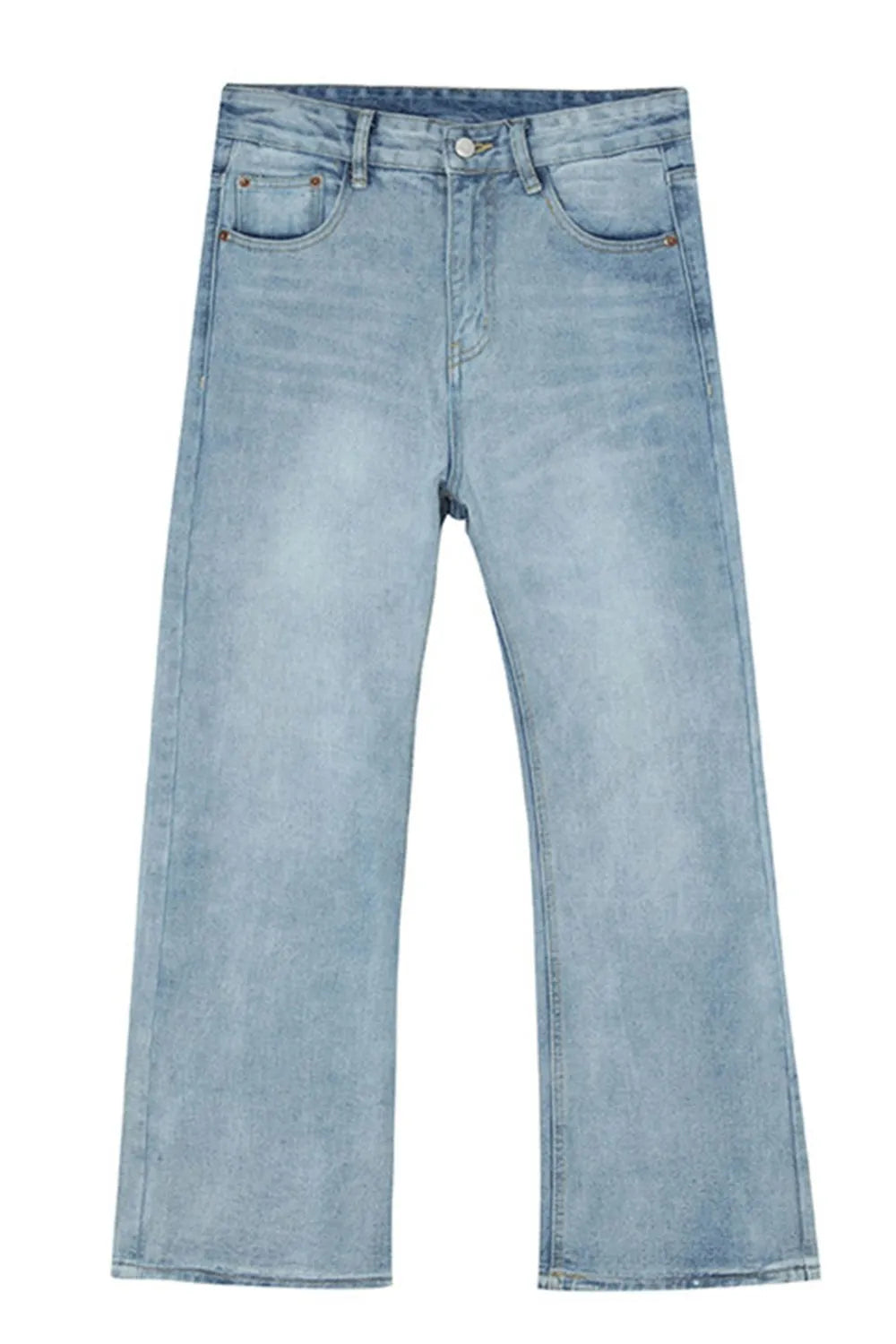 Mid Rise Jeans with Pockets - Premium Japanese Denim