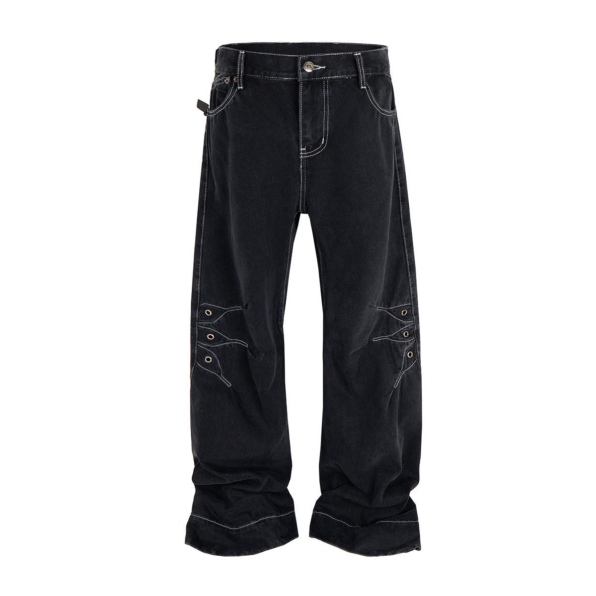 Hip Hop Street Jeans Wide Leg Pants - Premium Japanese Denim