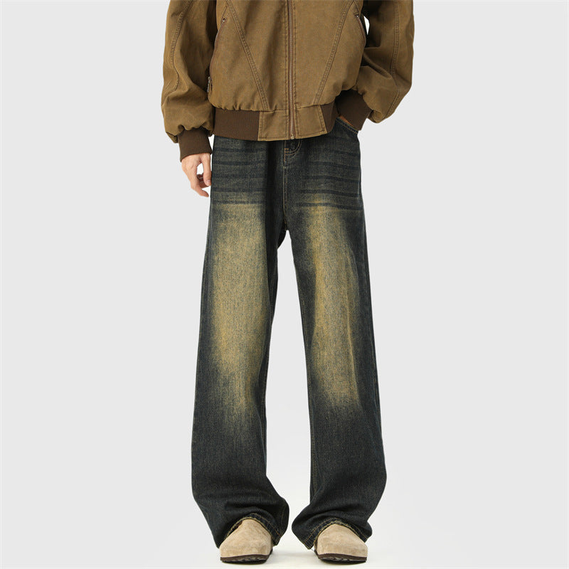 Premium Japanese Denim Straight Leg Wide Leg Pants