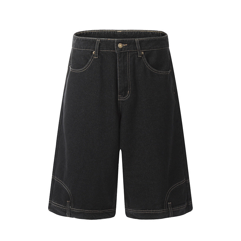 Men's and Women's Cowboy Shorts - Cropped Denim Pants
