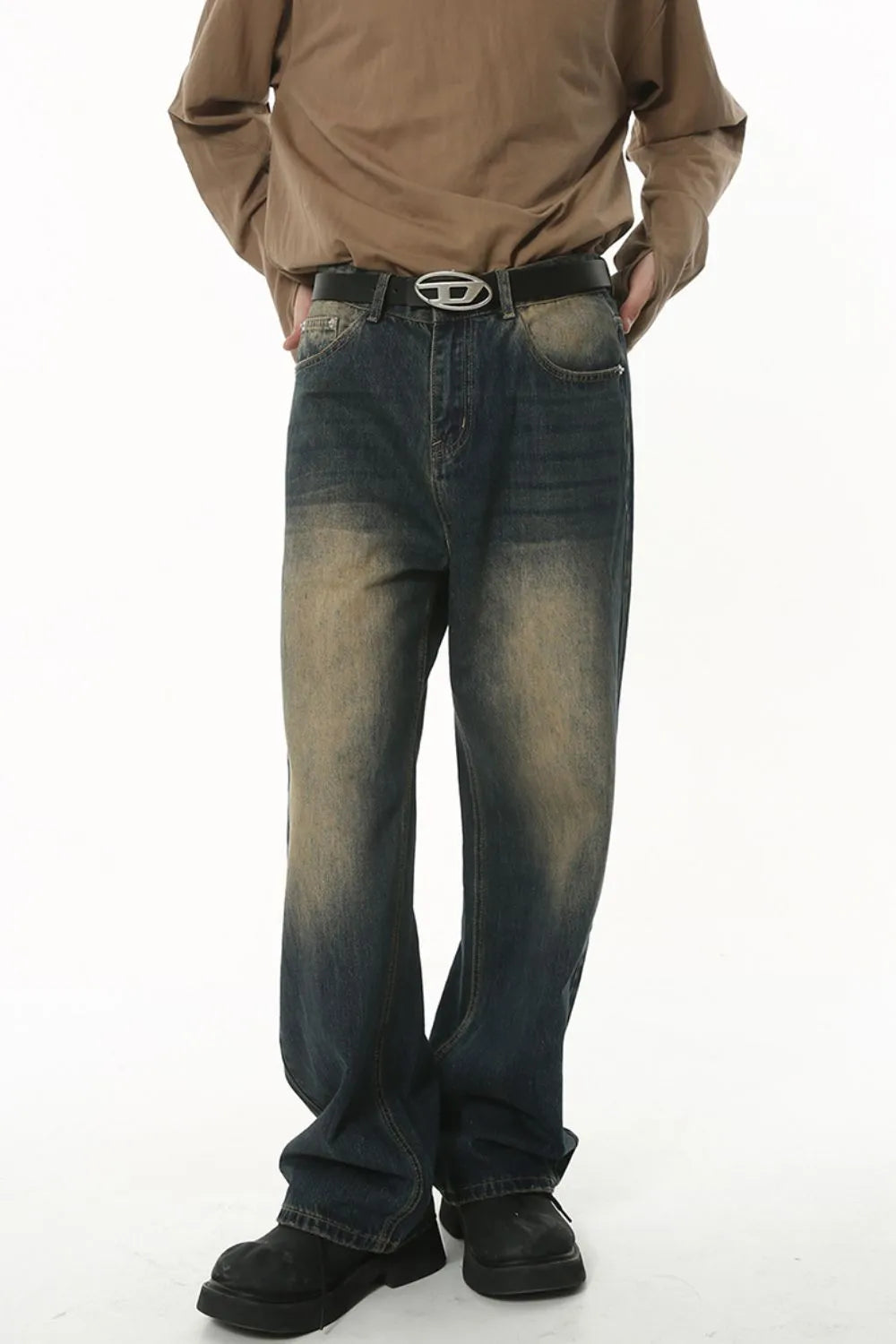 Mid Rise Jeans with Pockets - Premium Japanese Denim