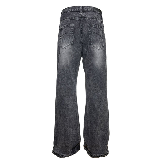 Retro Cleanfit Washed Vintage Casual Loose Straight Denim Pants