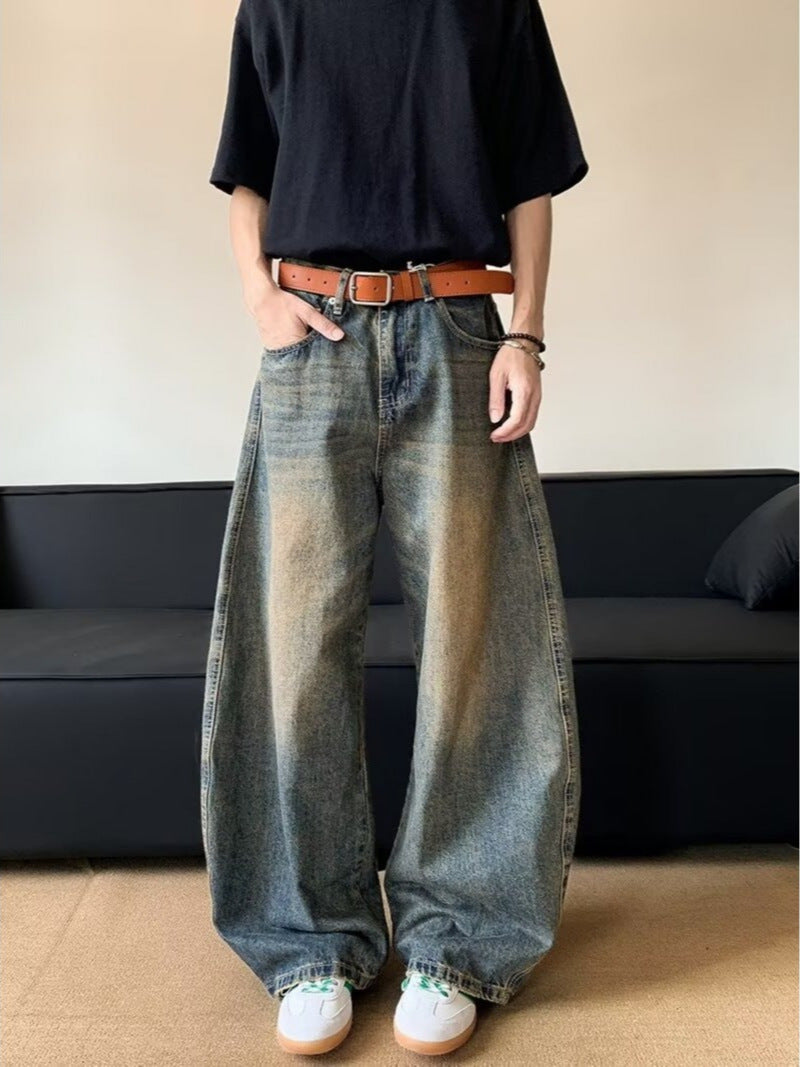 Versatile Loose Straight Leg Wide Leg Casual Knife Pants