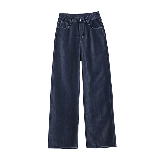 Women's Slim Wide-Leg Jeans - Premium Japanese Denim