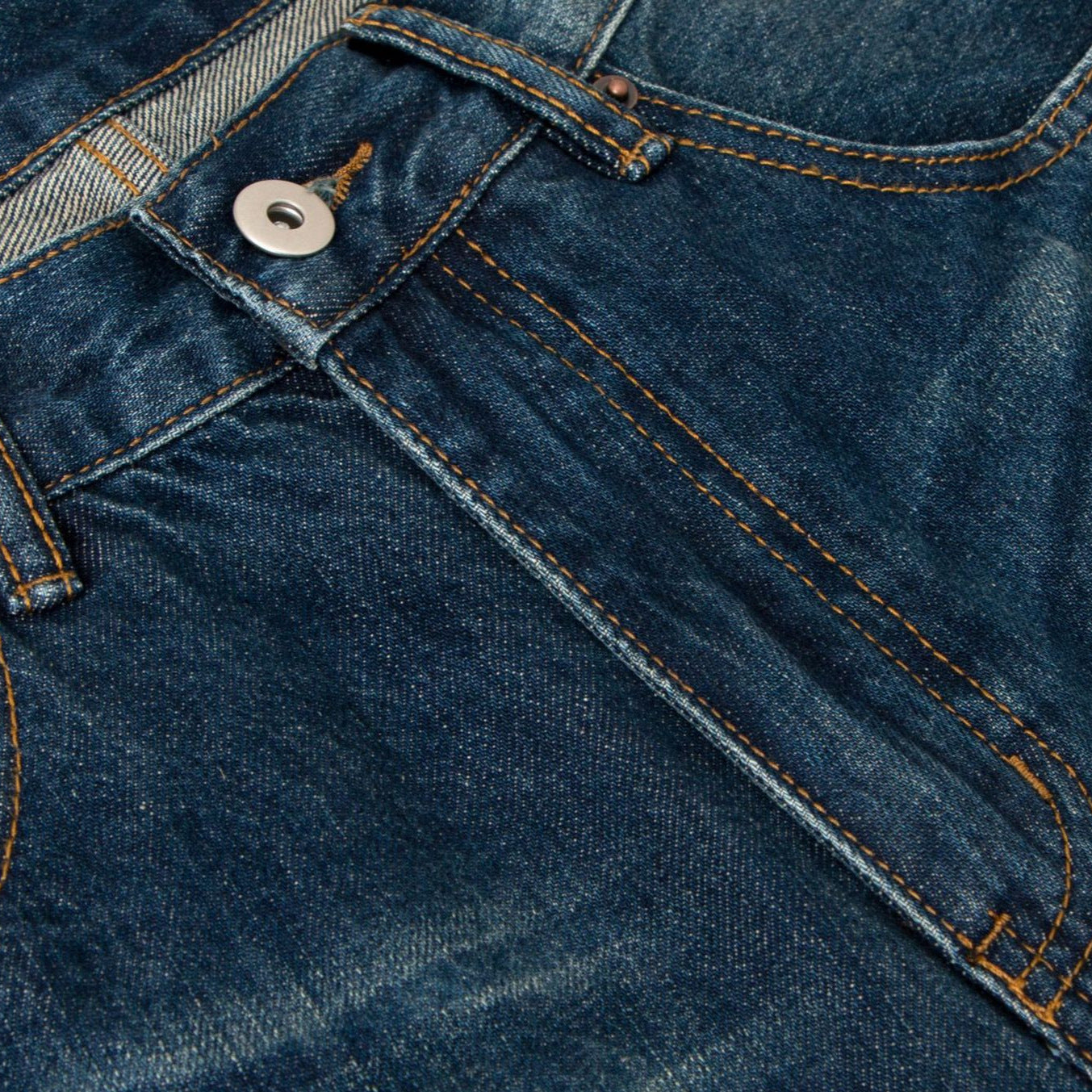 Ounce Washed Slight Flare Denim Long Pants