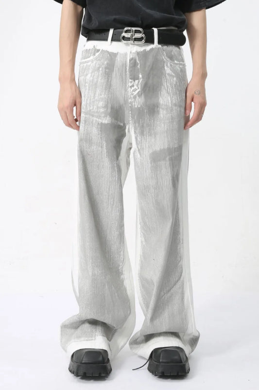 Premium Wide Leg Jeans with Pockets