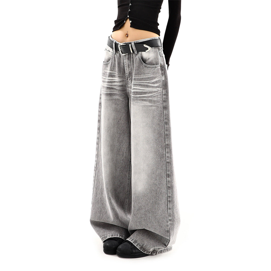Summer Loose Slimming Straight Leg Floor Pants