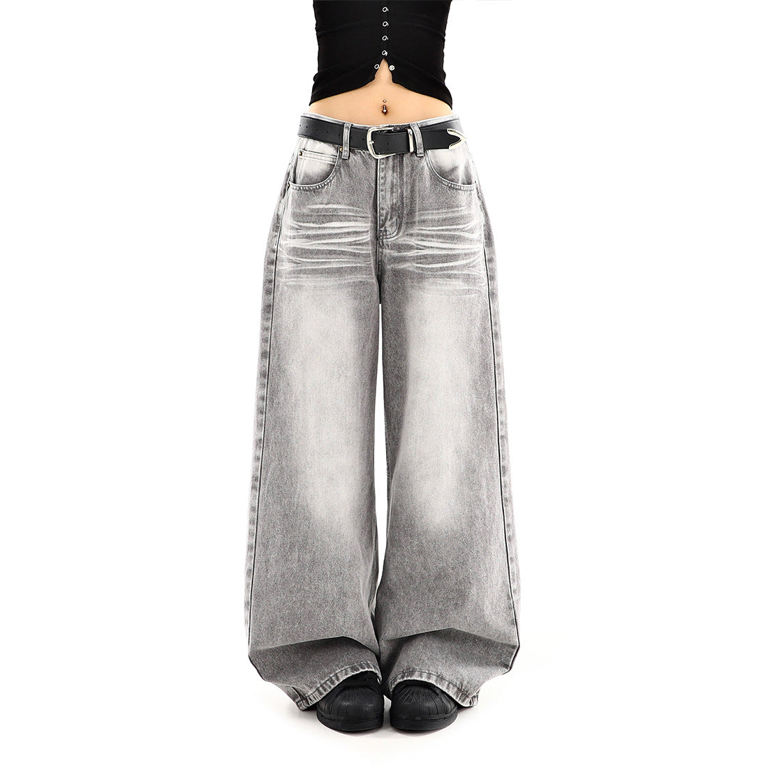 Summer Loose Slimming Straight Leg Floor Pants