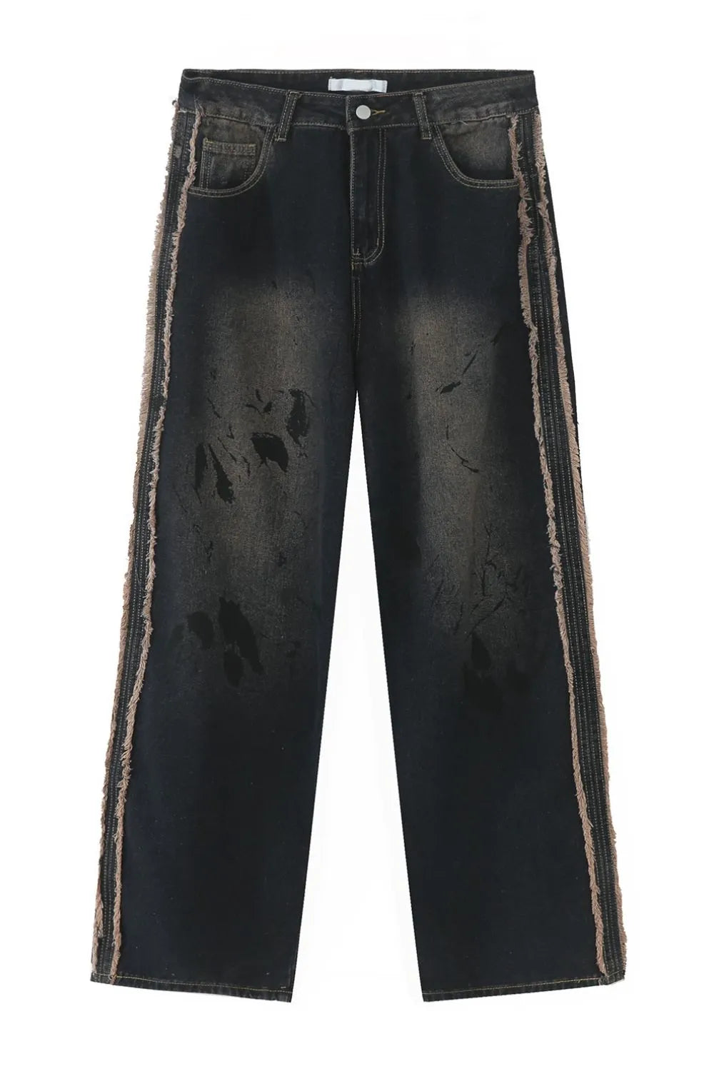 Raw Edge Mid Rise Men's Jeans