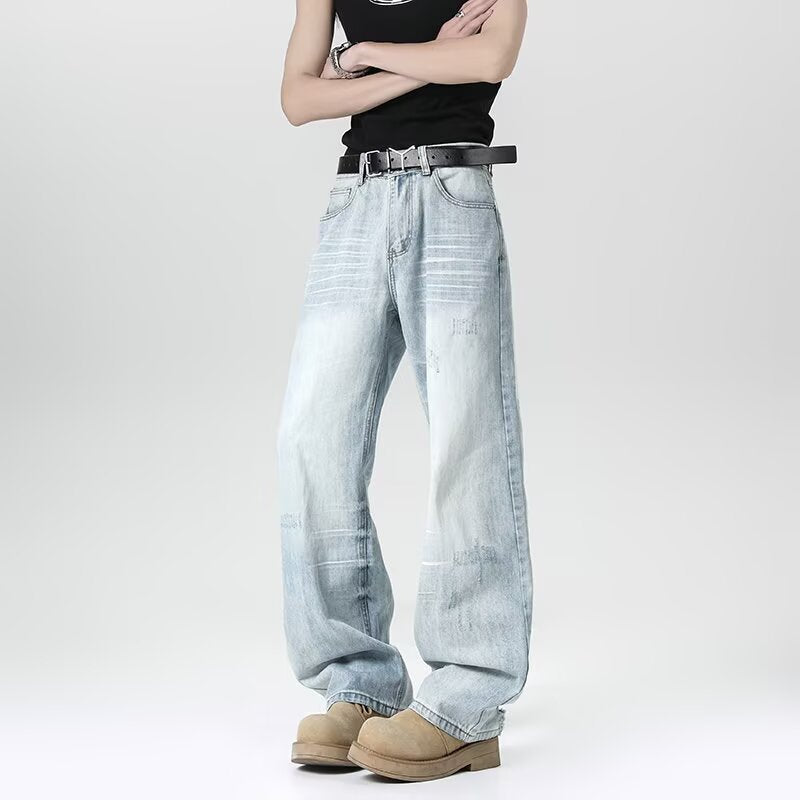 High Street Ruffian Handsome Loose Drape Wide Leg Pants