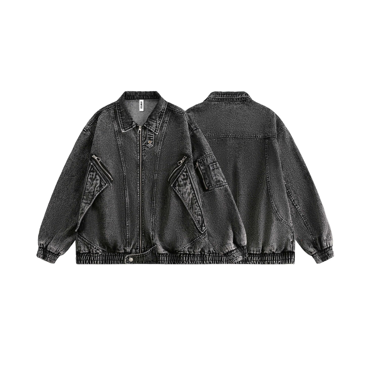 Street Style Workwear Short Denim Jacket