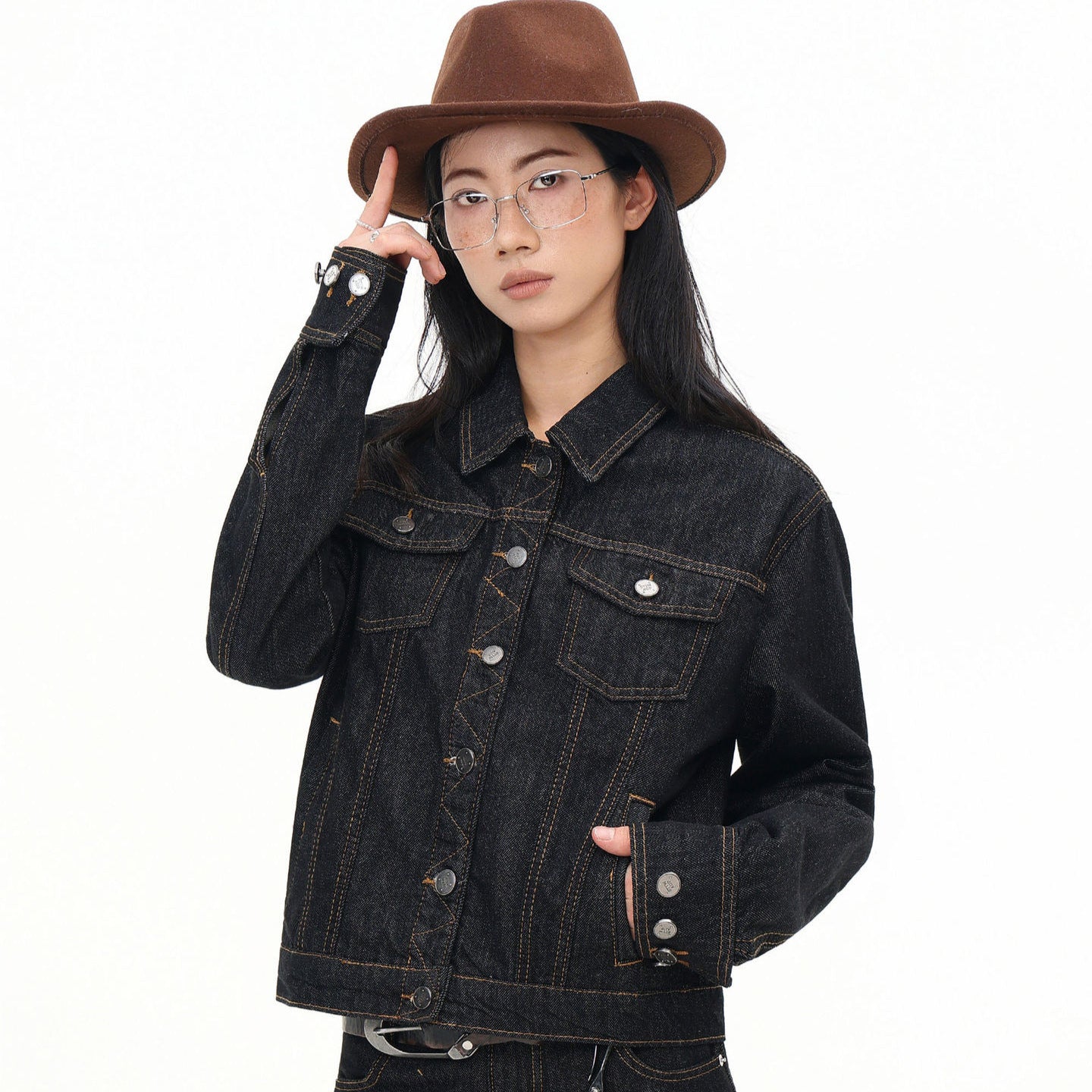 Original Color Denim Jacket - Premium Japanese Craftsmanship