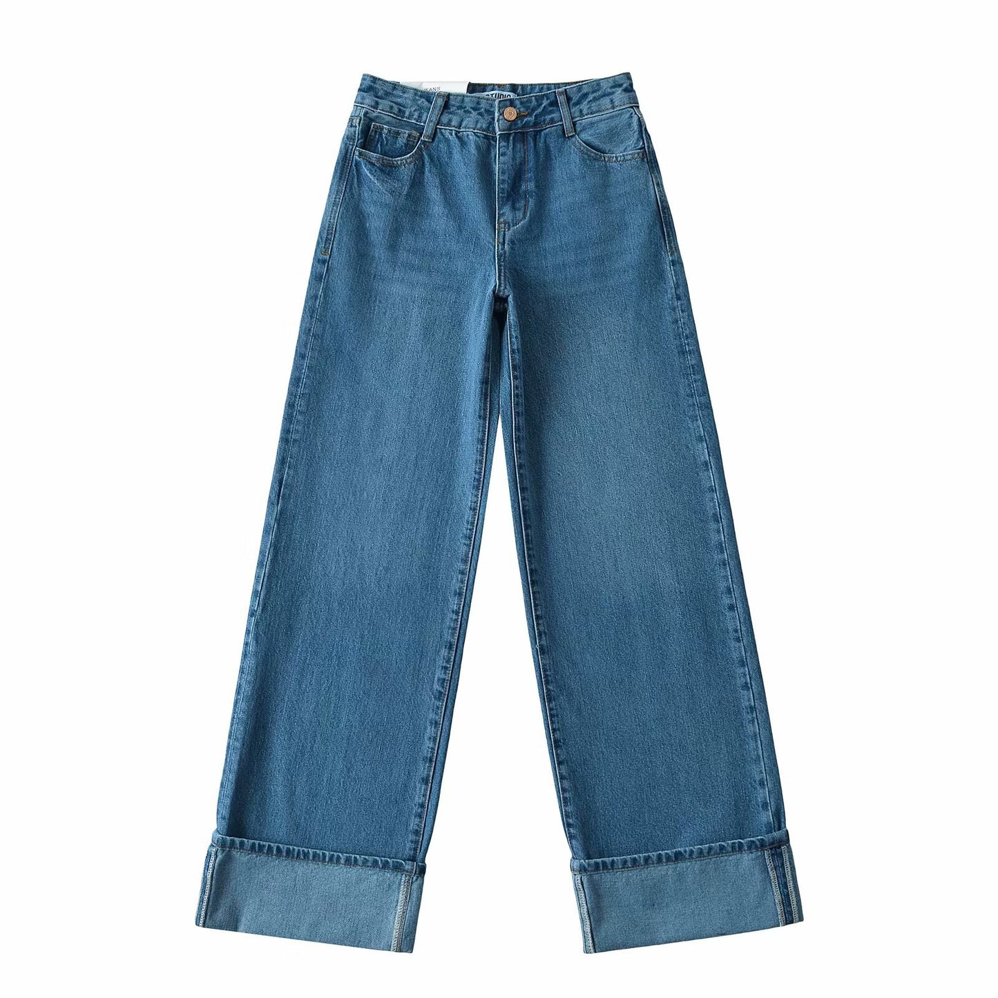 Women's Fashion Slim High-Waisted Jeans - Premium Japanese Denim