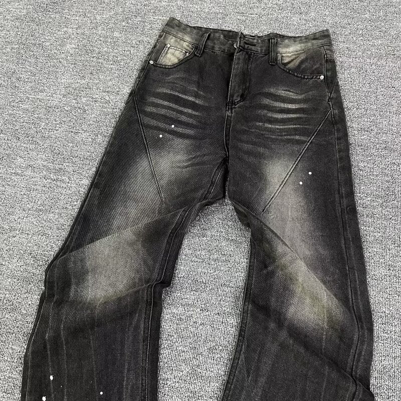 Splash Ink Jeans Men's Spring Loose Straight Leg Pants