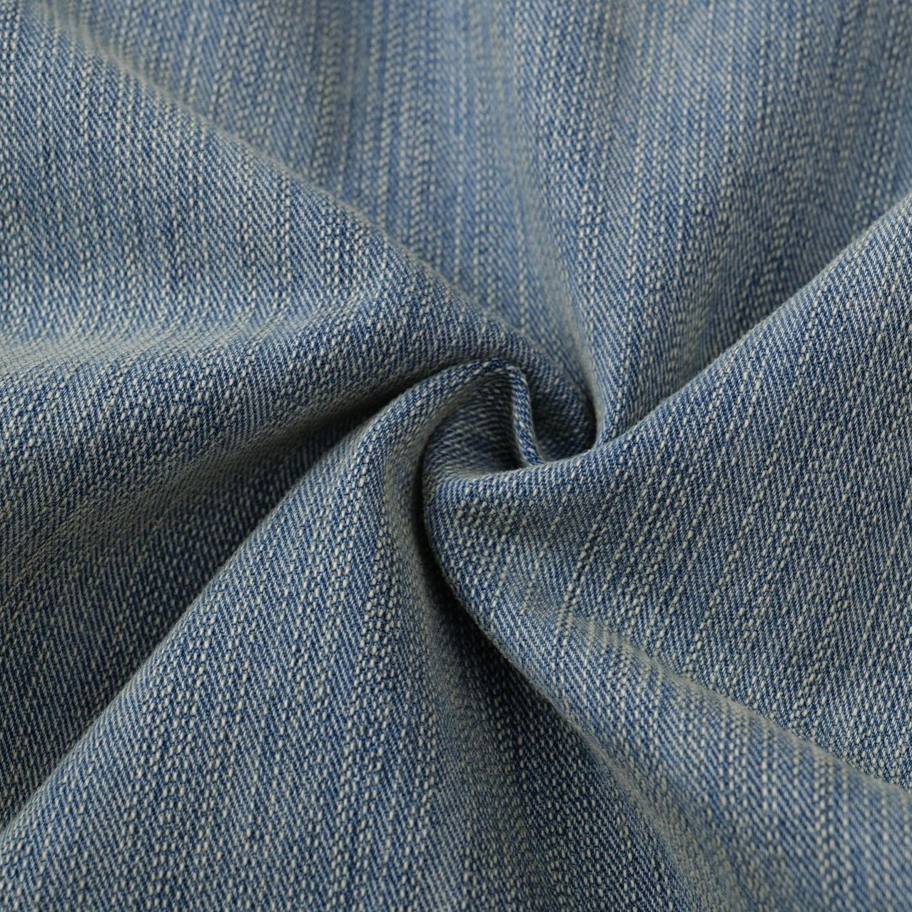 Street Style High-Street Unique Design Slub Denim Long Pants