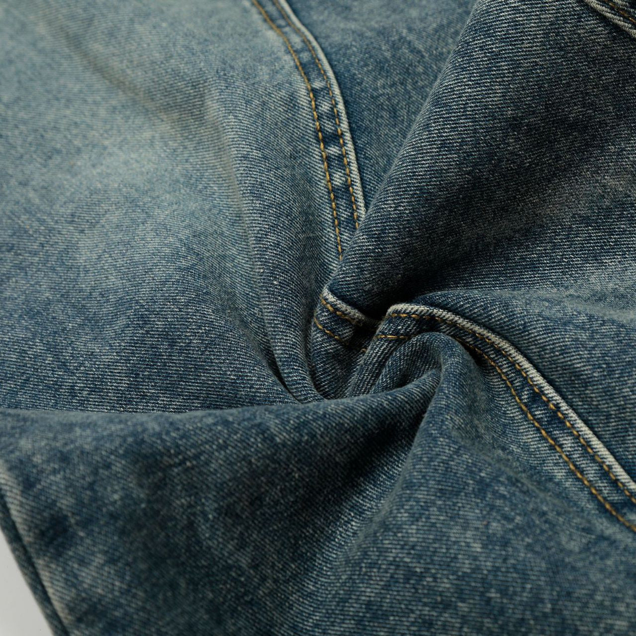 Street Style High-Street Unique Design Denim Long Pants