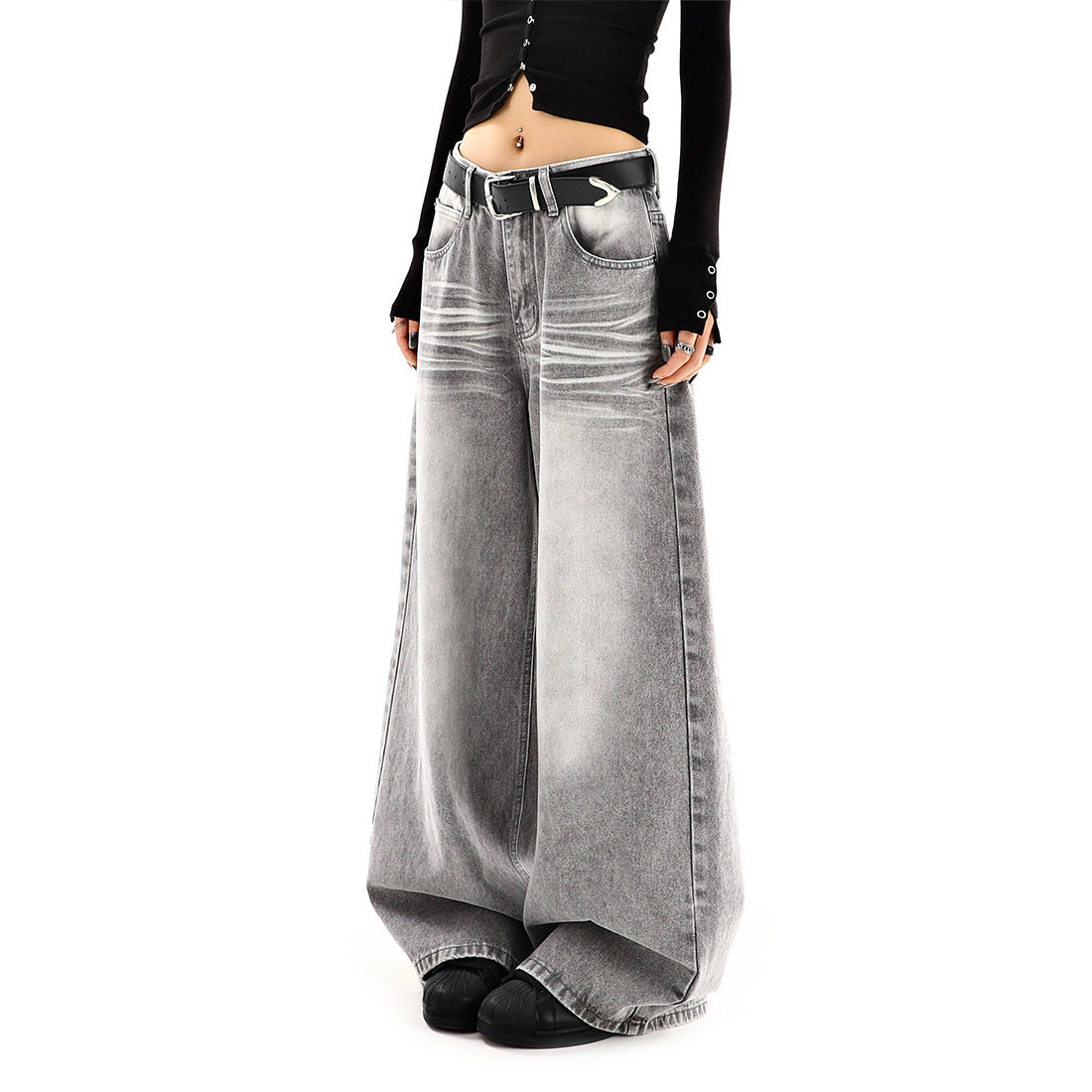 Summer Loose Slimming Straight Leg Floor Pants