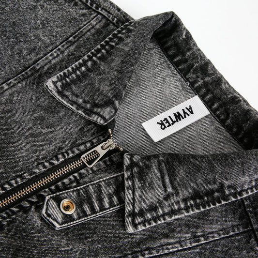 Street Style Workwear Short Denim Jacket
