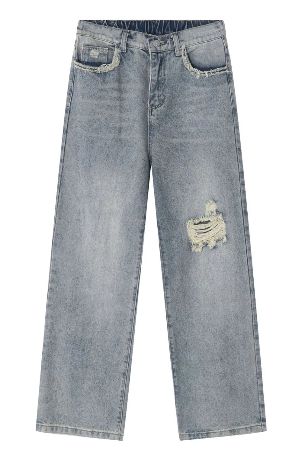Distressed Mid Rise Men's Jeans – Premium Japanese Denim