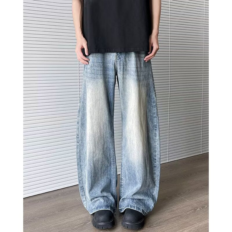Premium Japanese Denim Straight Leg Floor Length Pants