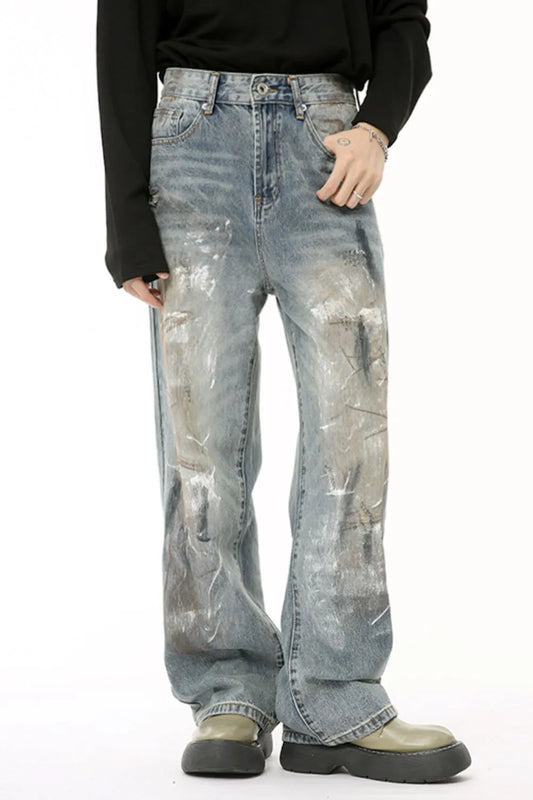 Premium Baggy Jeans with Pockets - Japanese Denim