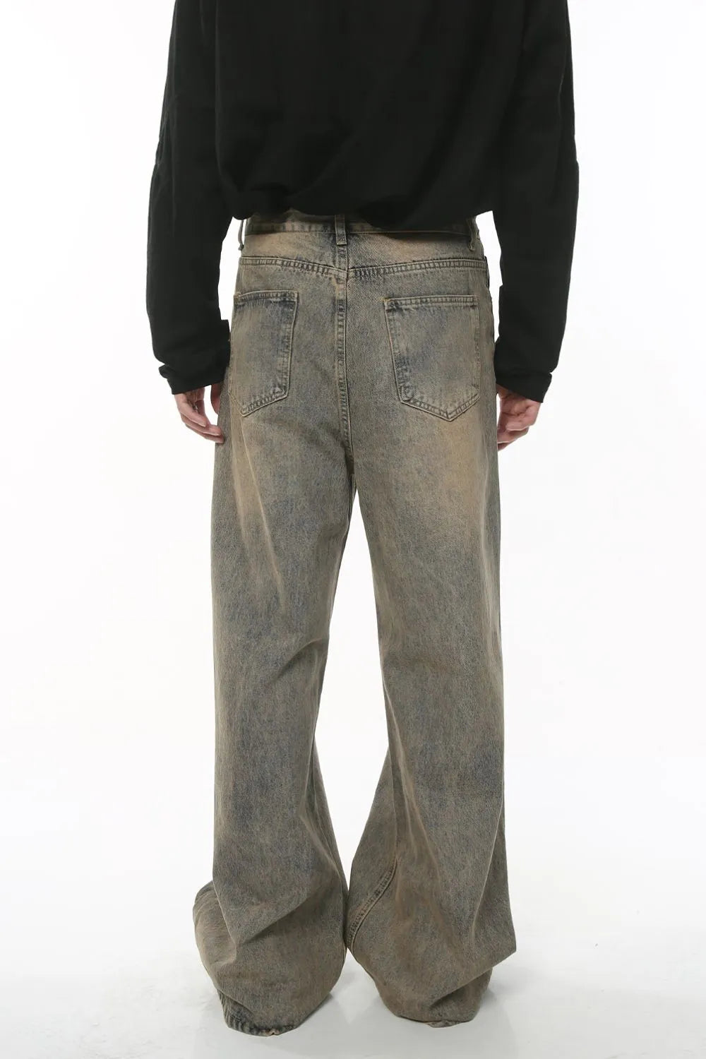 Premium Wide Leg Jeans with Pockets - Japanese Denim