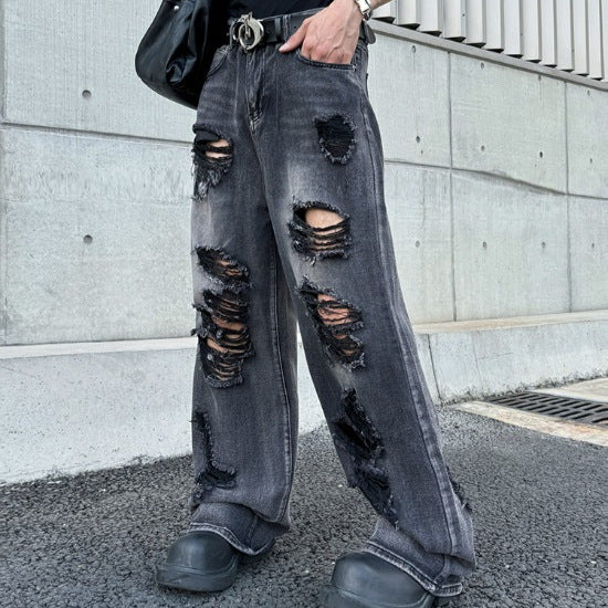 Summer High Street Loose Straight Leg Pants