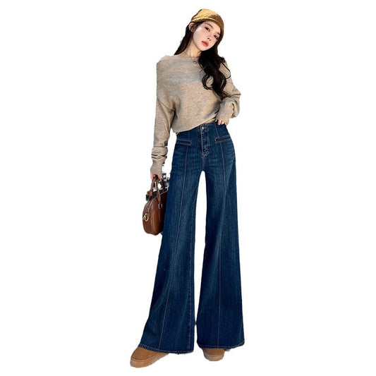 Women's Vintage Bell-Bottom Jeans - Trendy Slimming Flare Pants