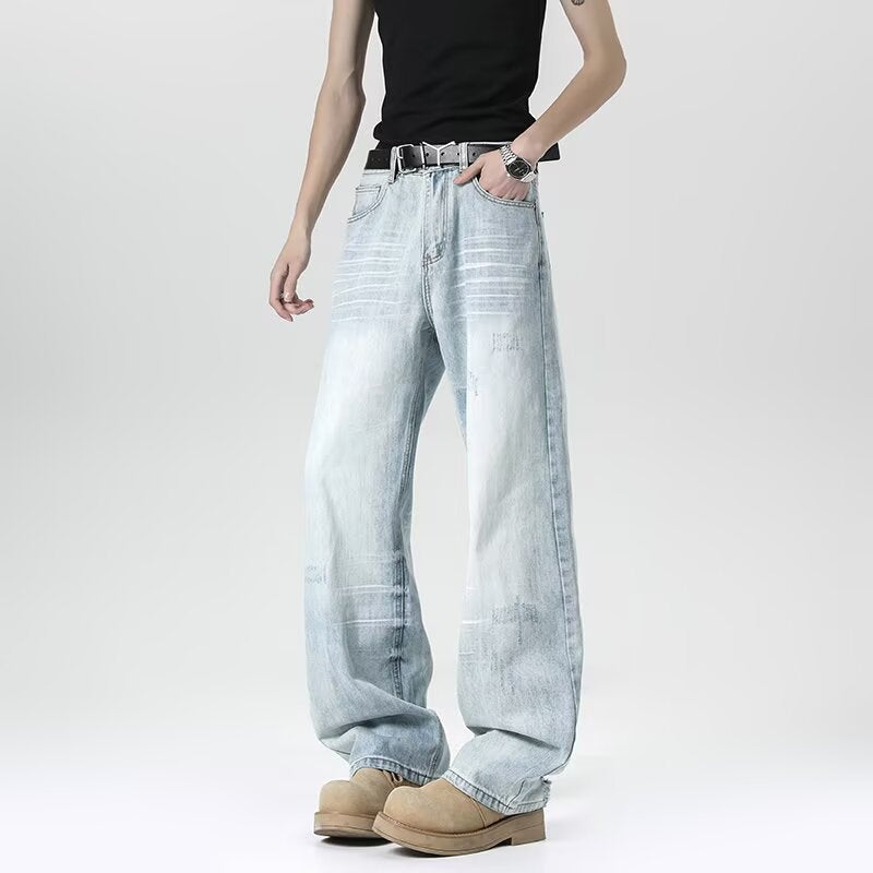 High Street Ruffian Handsome Loose Drape Wide Leg Pants