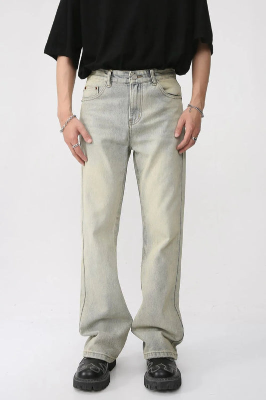 Premium Mid Rise Jeans with Pockets - Japanese Denim