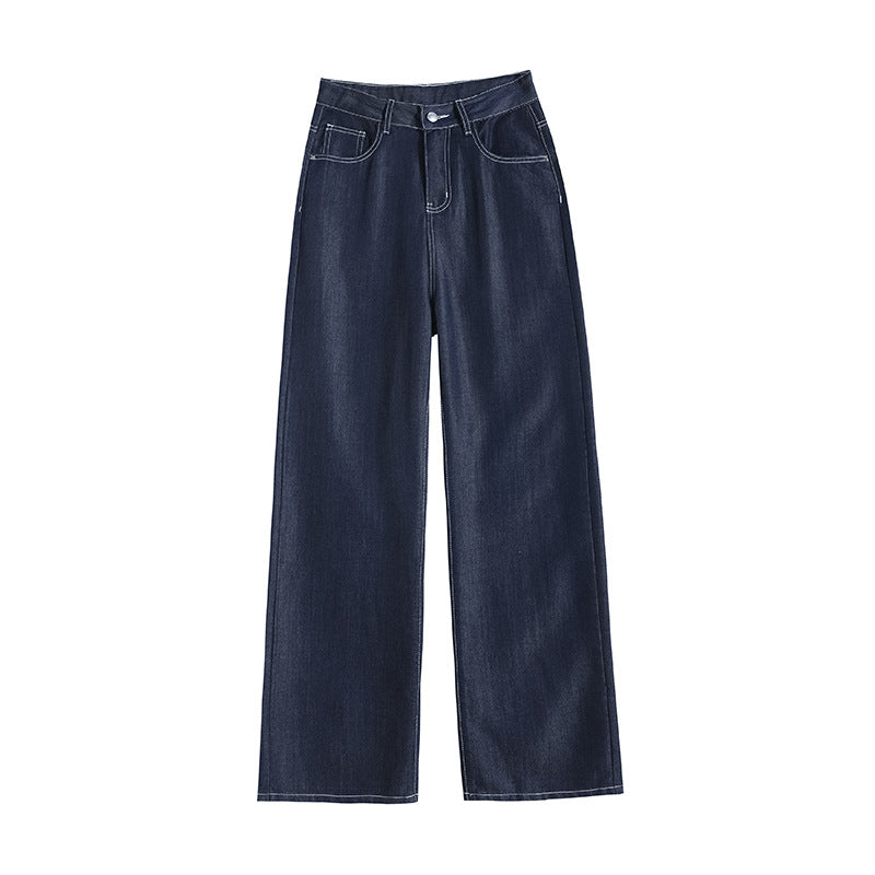Women's Slim Wide-Leg Jeans - Premium Japanese Denim