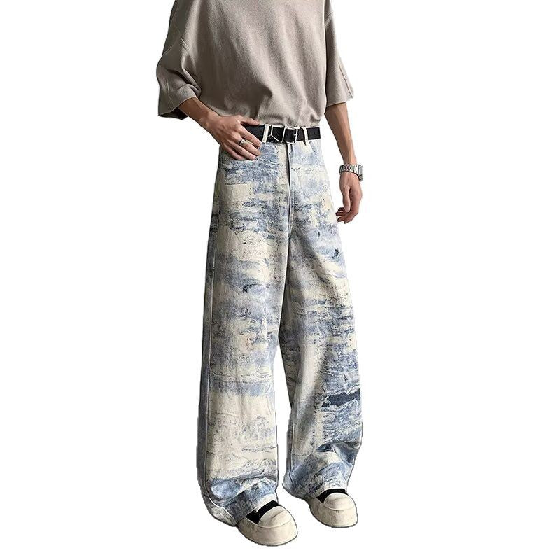 Premium Tie Dye Camouflage Jeans for Men and Women - Summer Collection