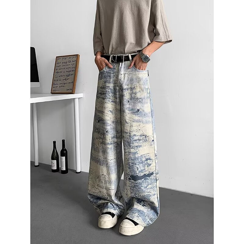 Premium Tie Dye Camouflage Jeans for Men and Women - Summer Collection