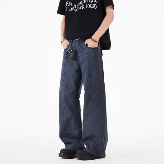Premium Japanese Denim Loose Wide Leg Casual Jeans