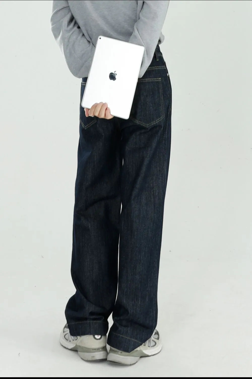 Mid Rise Jeans with Pockets - Premium Japanese Denim